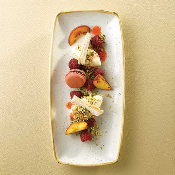 Barley White Oblong Plate 29.5 x 14cm